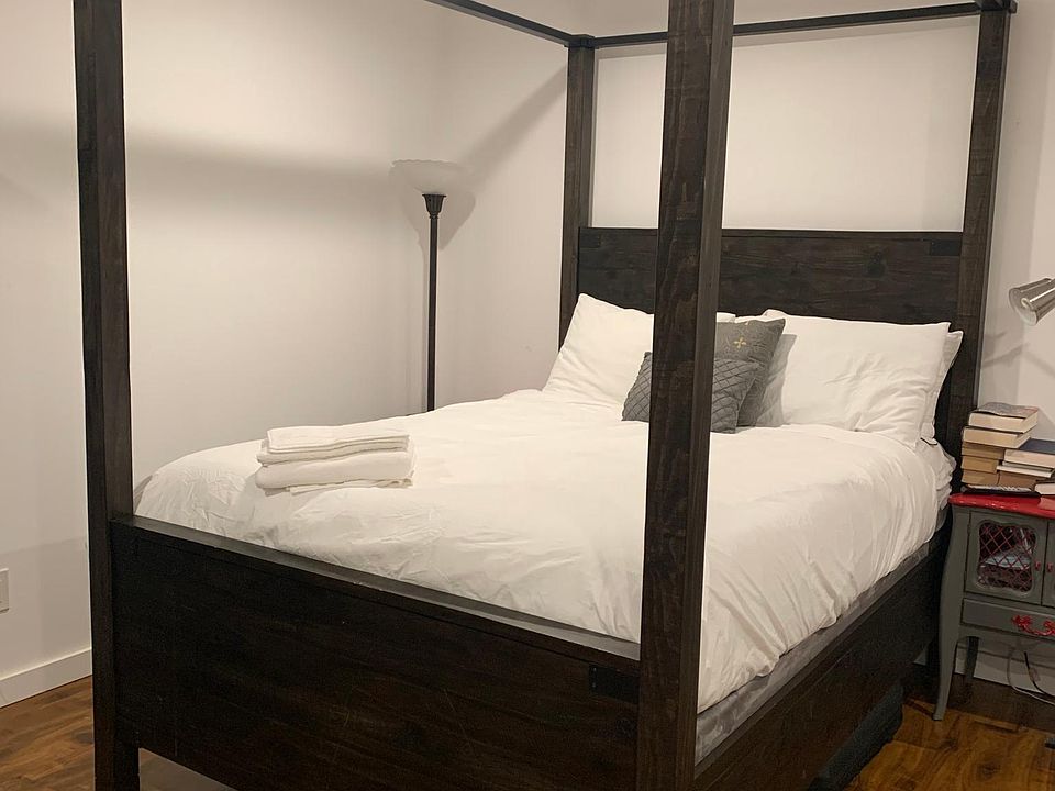 Queen sized bed