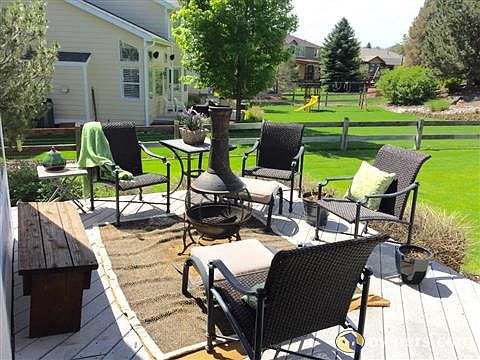 Fire Pit on the deck