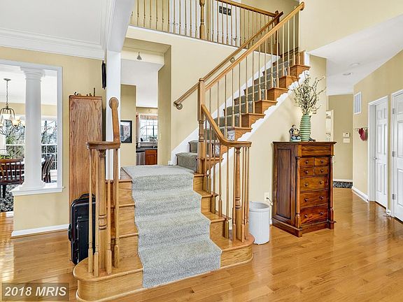 Gleaming hardwood floors on main level