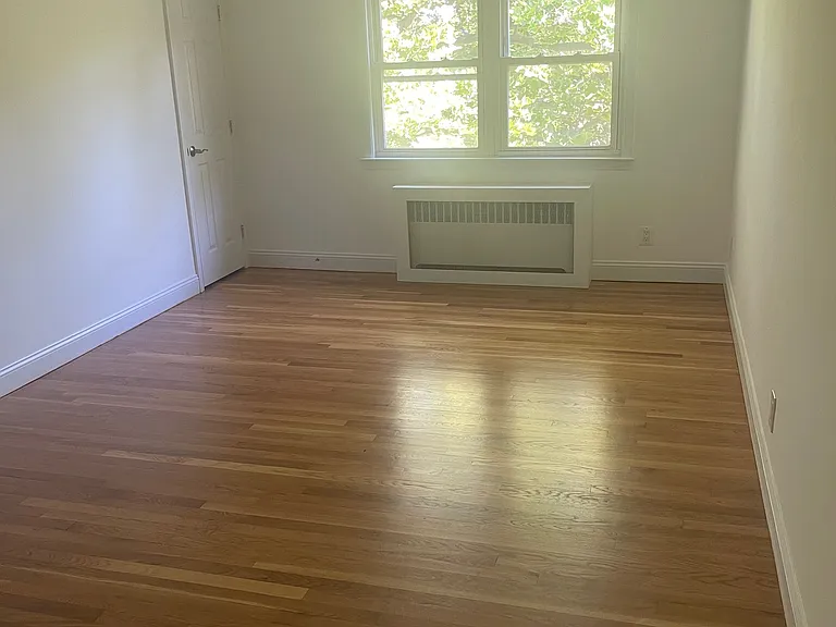 Living room with closet