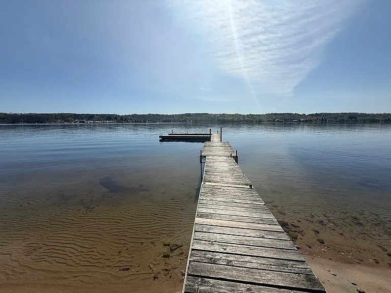 Large dock for boats and swimming