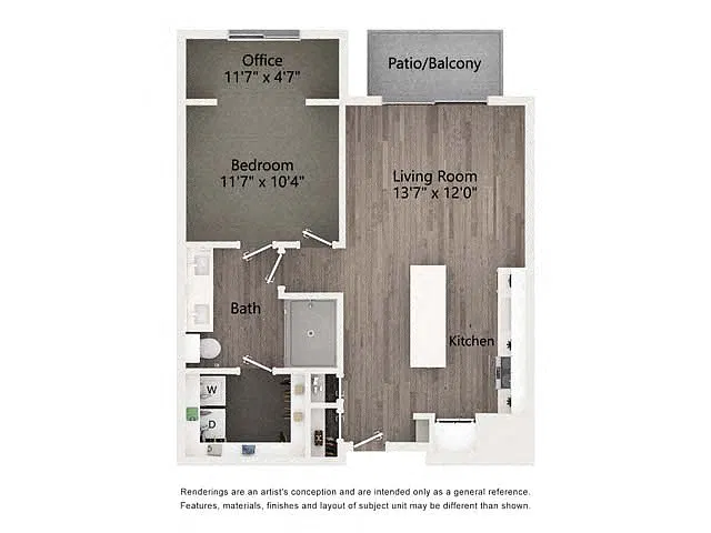 Floor plan 1C