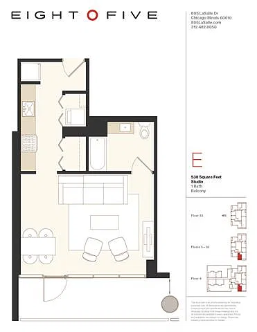 Floor plan Studio1W