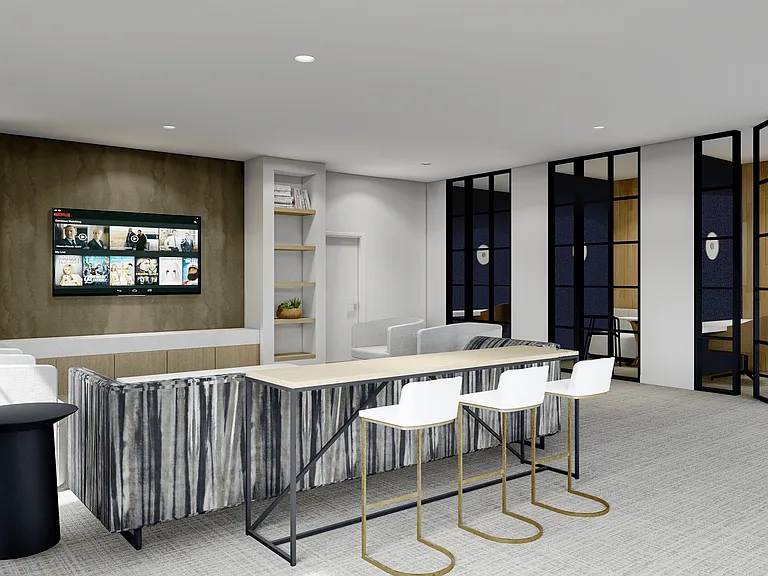 A great place to kick back and relax, or breakout into one of the convenient co-working spaces.