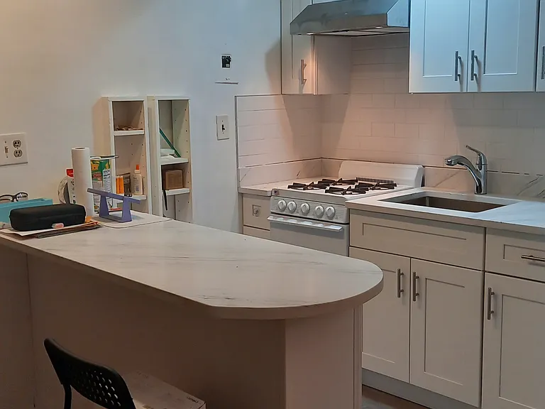 Kitchen with island