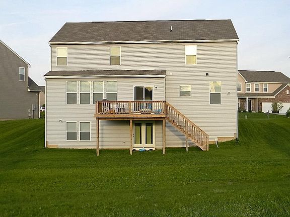 Notice Walkout for Basement!  Nice Size Deck!