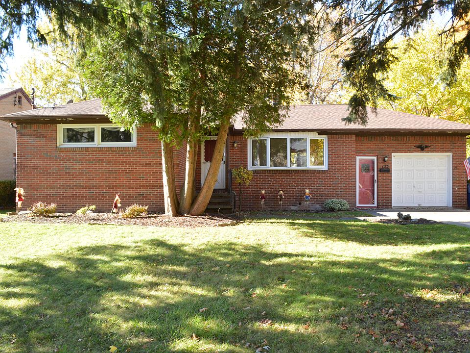 Front of house and yard
