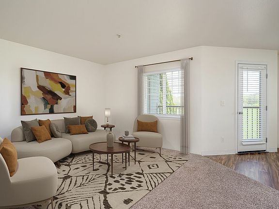 Meadow View Apartments | Two Bedroom Living Room