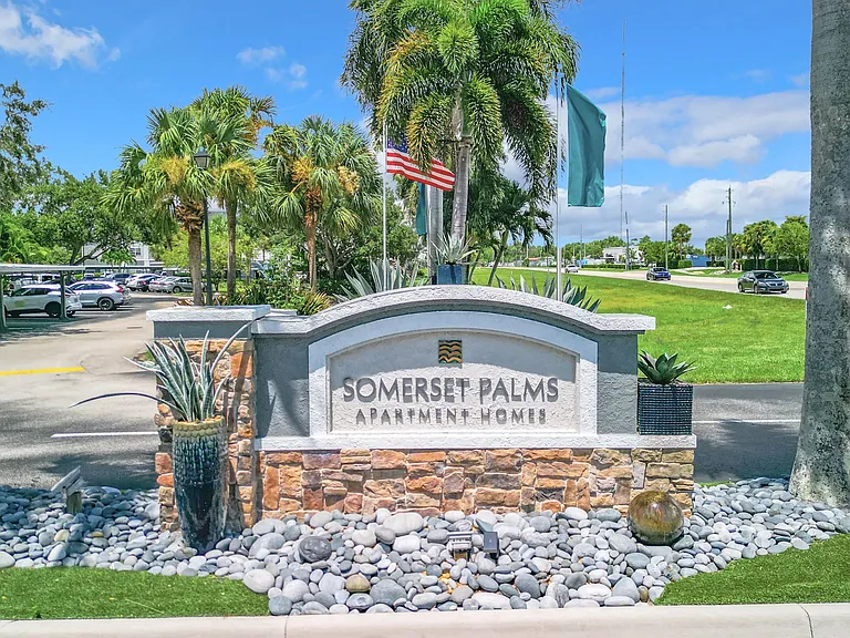 Welcome home to Somerset Palms and enjoy our beautifully landscaped grounds, offering a warm and inviting atmosphere.