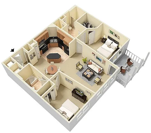 Floor plan Marine