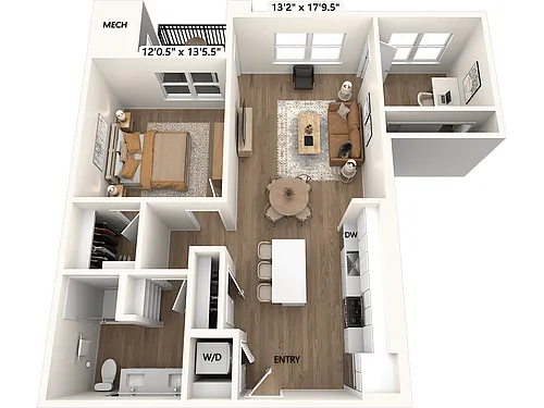 Floor plan Am19 Den-942-Scheme I