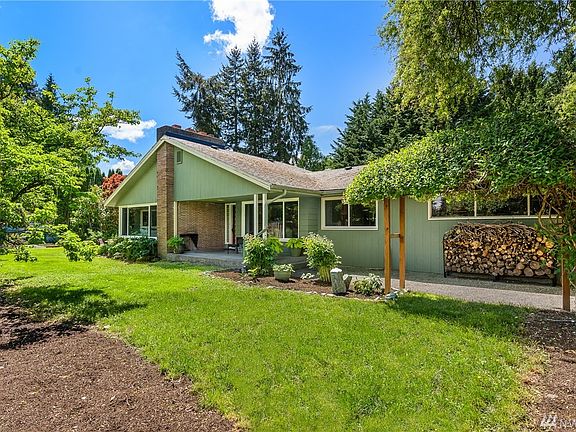 Step into the natural garden setting.