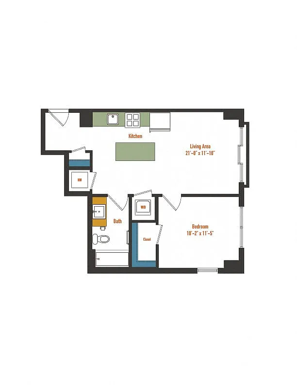 Floor plan 1C-1