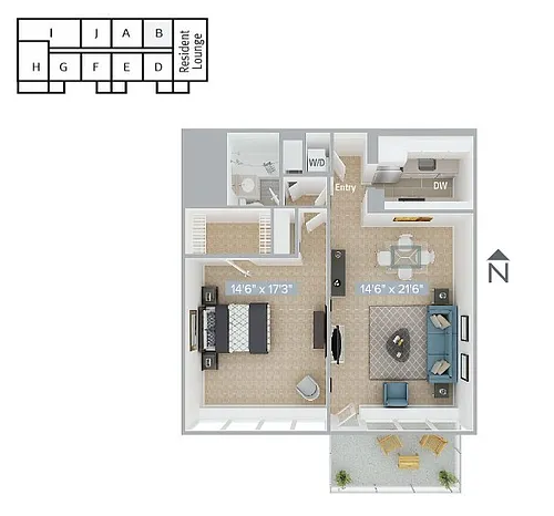 Floor plan A1-770-2F