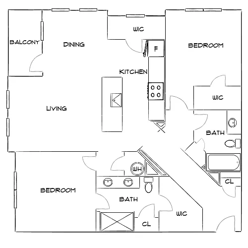 Floor plan Design 2C