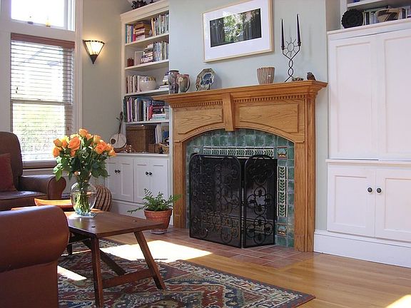 Recent addition:  a fireplaced family room.