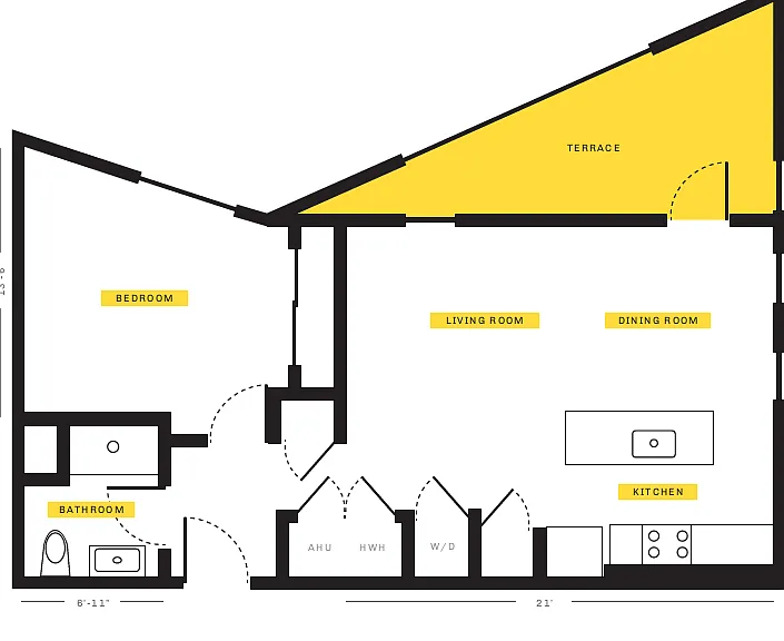 1 Bedroom 1 Bath 1 Bedroom 1 Bath