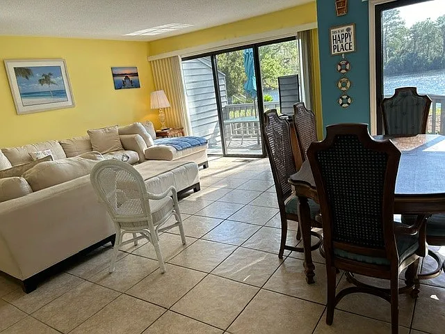 Living & dining room from the stairs