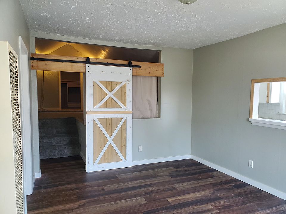Entrance into bedroom 2, up 3 stairs.