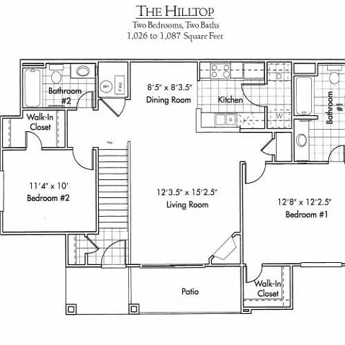 Floor plan The Hilltop