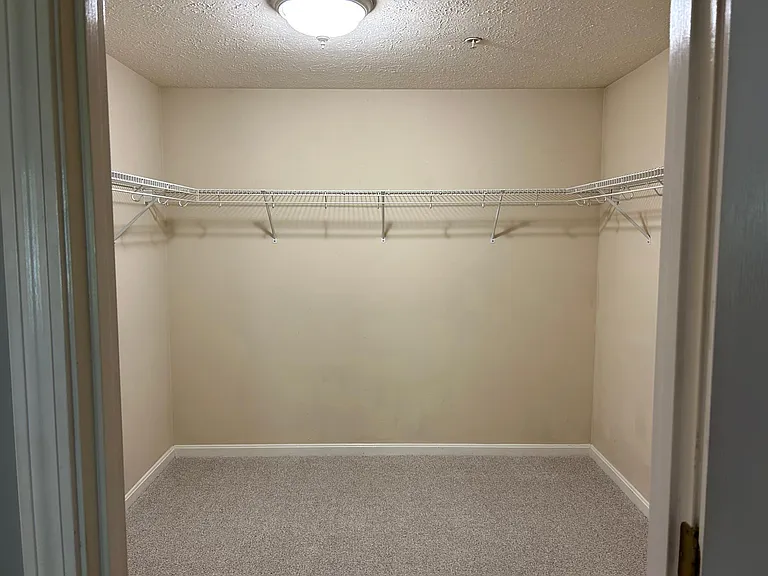 Walk-in closet for master bedroom