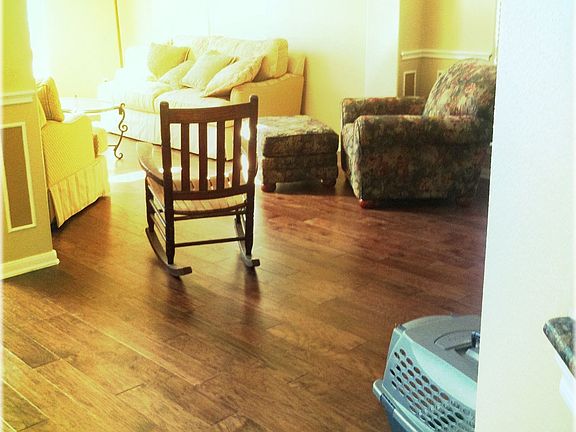 Hand scraped hickory floors