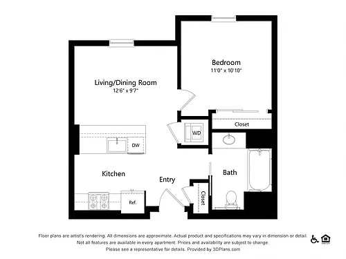 Floor plan 1A-9