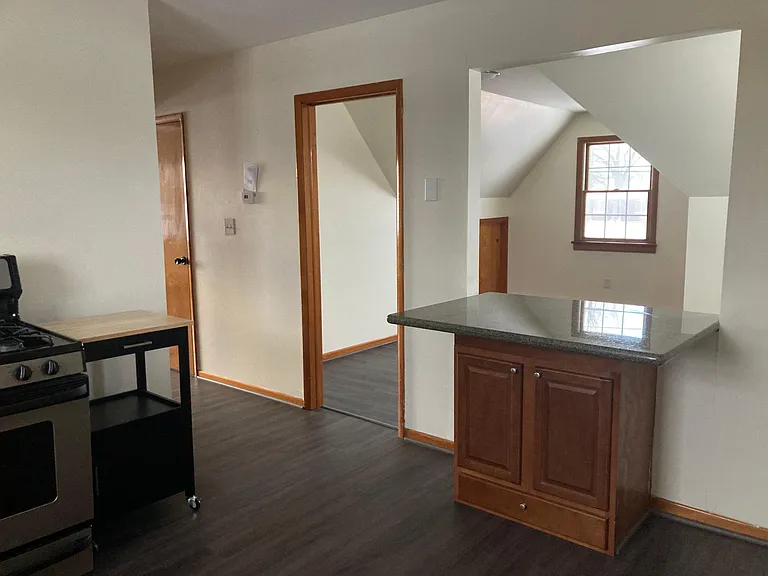 Kitchen looking into livingroom