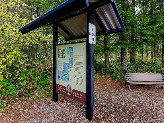 Trail head kiosk