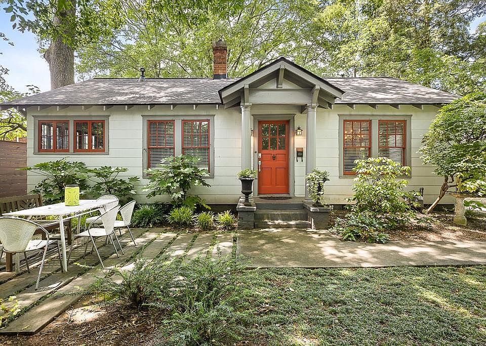 Front of the house with outdoor patio space