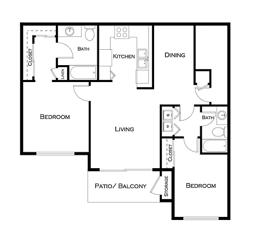 Floor plan EV2-2B
