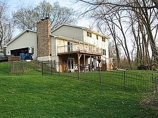 Back of house and property