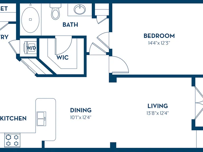 1 Bedroom | 1 Bath | 890 SF | Renovated 1 Bedroom | 1 Bath | 890 SF | Renovated