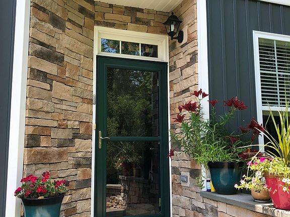 Upgraded Stone Entrance