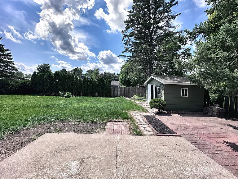 Backyard with Shed