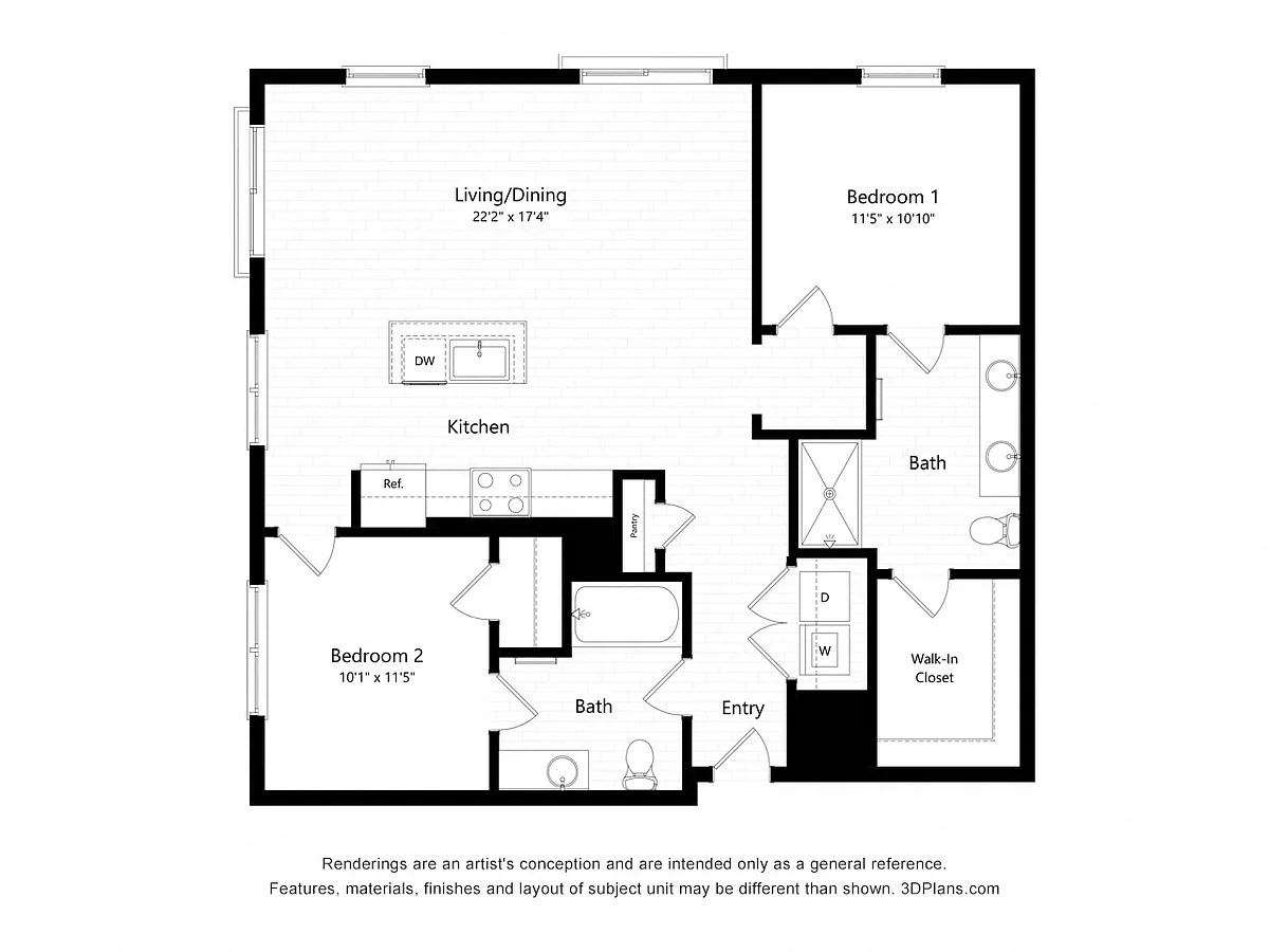 Floor plan B2 Alt 3