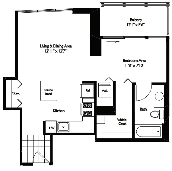 Floor plan CONVERTIBLE 03 - TIDES