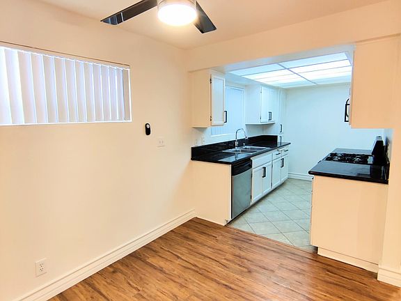 Dinning area with new ceiling fan