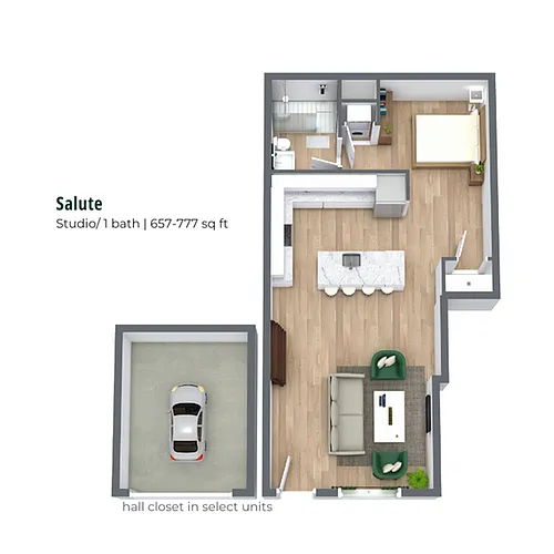 Floor plan Salute