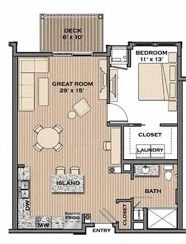 Floor plan The District