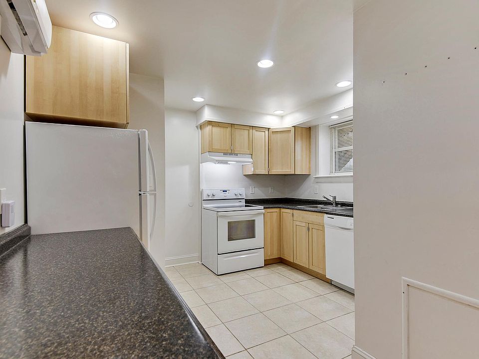 Bright spacious kitchen with yards of counter space.