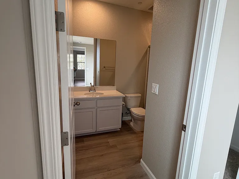 Private bathroom connected to bedroom