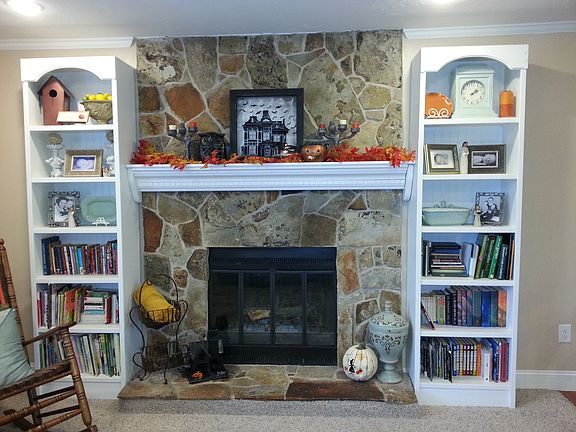 Fire place with built ins