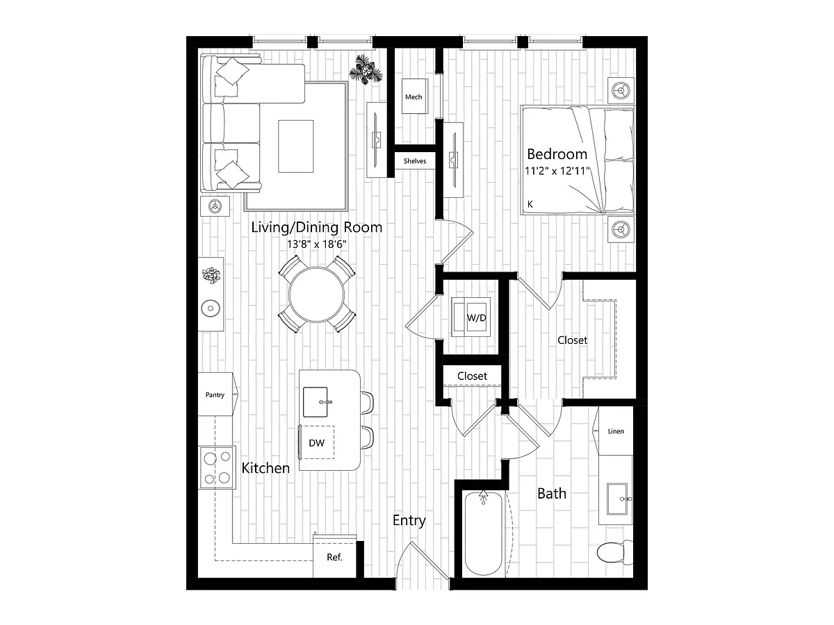 Floor plan A8