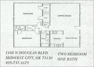 Floor plan 1 BEDROOM 1 BATH