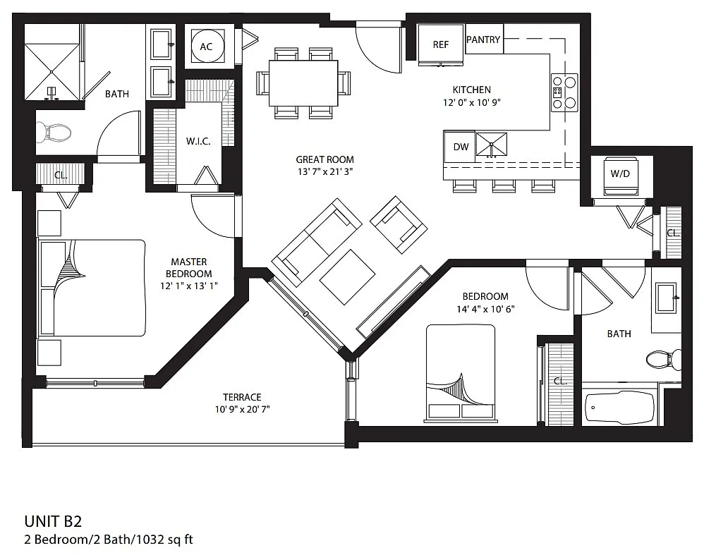 Floor plan B2