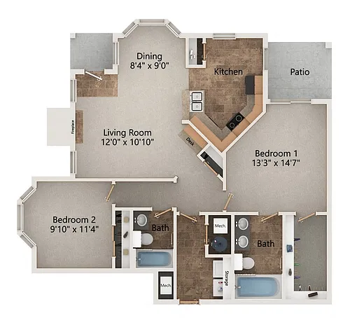 Floor plan Crane