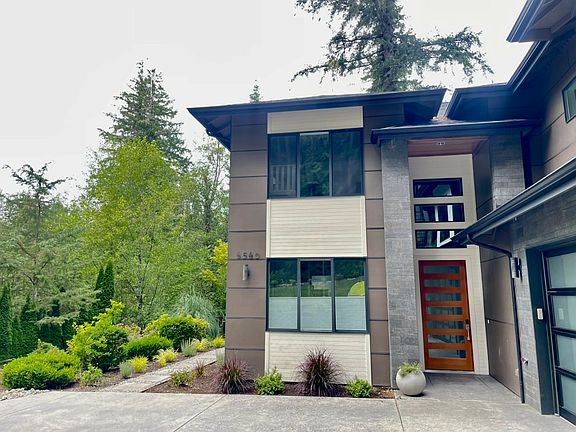 Beautiful modern home looking over the Grand Forest