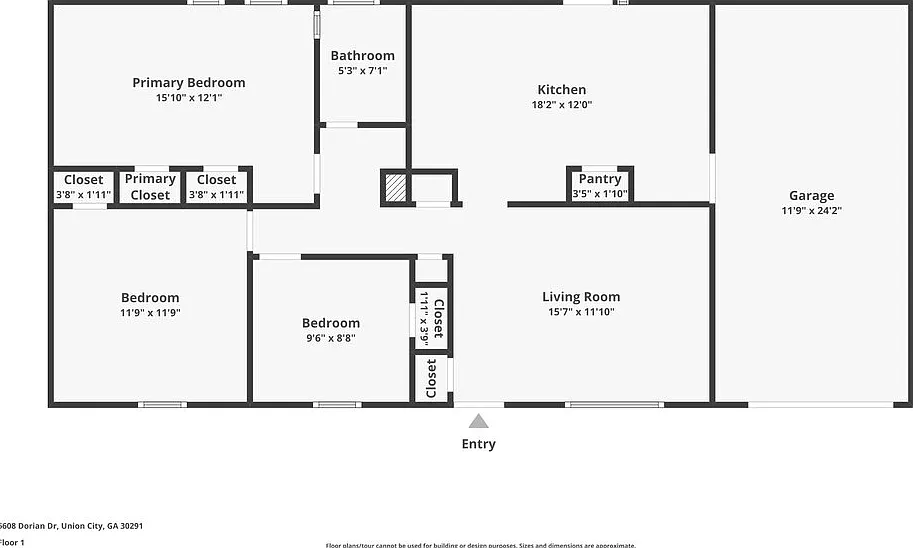 3 bed, 1.0 bath, 1000 sqft, $1,485 — Photo 2