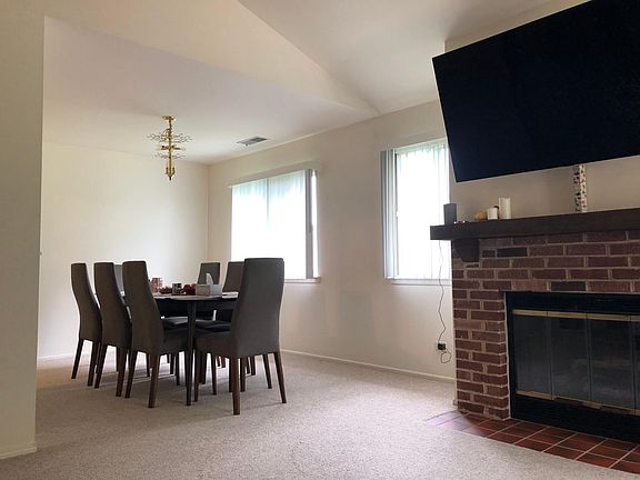 Dining room from POV of living room